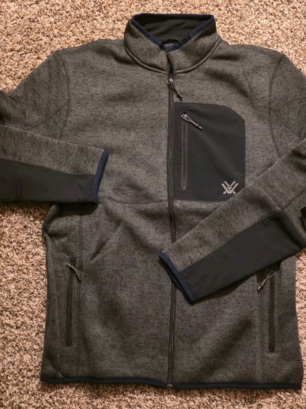 XX- Large Men's Vortex Anchor Point Fleece Full Zip Up NWT